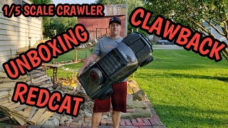 Redcat Clawback 15 scale crawler unboxing [upl. by Cynar]