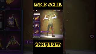 New Faded Wheel Event  Upcoming Event Free Fire  foryou freefire freefireshorts ytshorts ff [upl. by Hajile]