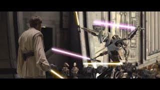 Grievous vs Obi wan  Lightsabers Edit [upl. by Zackariah]