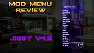 BO2PS3XBOX360 Jiggy v45 Mod Menu Review [upl. by Salomie]