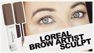 Loreal Brow Artist Sculpt  Review amp Demo [upl. by Adyam]