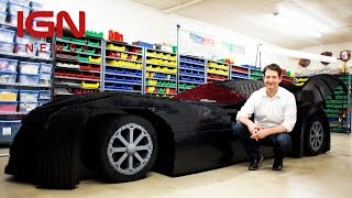 This LifeSize LEGO Batmobile is Unbelievable  IGN News [upl. by Kaitlyn954]