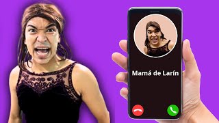 Llamada Falsa de La Mamá de Larín  Mama de Larin ESTA AL TELEFONO  Larín te llama [upl. by Vacla]