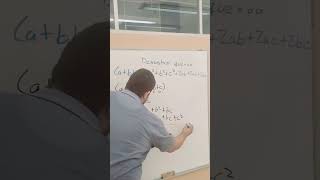 Trinomio elevado al cuadrado demostración  profesor Díaz algebra [upl. by Ahsien]