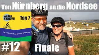 Radreise von Nürnberg an die Nordsee  WeserRadweg 12 [upl. by Ikkim]