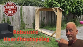 Robuuste haardhoutopslag van steigerhout [upl. by Otanod]