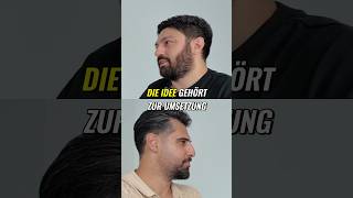 die Idee gehört zur Umsetzung motivation business interview positivevibes men fashion style [upl. by Arolf739]