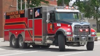 Rochester NH Fire Department Engine 2 Tanker 7 amp Car 4 Responding [upl. by Dillie198]