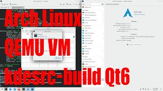 Arch Linux kdesrcbuild Qt6 tutorial  October 2023  927e58cb [upl. by Nashoma]