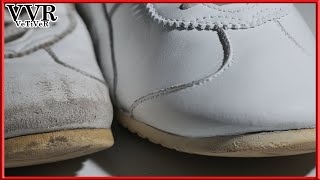 ASMR Clean amp Restore quotOnitsuka Tigerquot mexico 66 white sneakers [upl. by Else]