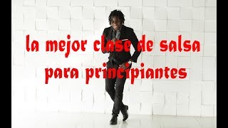 Como Aprender a bailar SALSA  Pasos para Principiantes 1 [upl. by Nolava]