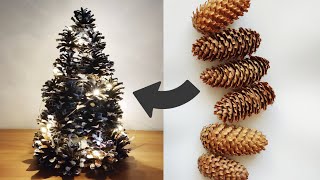 ✨ Amazing DIY Idea ✨ How to Make Pine Cone Christmas Tree [upl. by Yesak]