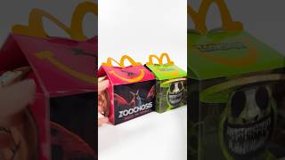 ASMR Unpacking ZOONOMALY vs ZOOCHOSIS HAPPY MEAL MCDONALDS BOX❌ DO NOT ORDER😱 shorts [upl. by Crofoot]