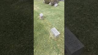 11 family members burial plot gravestones [upl. by Ahsiral]