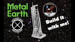 Saturn V With Gantry  Metal Earth  Full Build [upl. by Truscott]