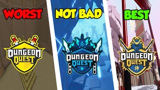 🔥RANKING ALL DUNGEON QUEST MAPS FROM WORST TO BEST 🔥 DUNGEON QUEST ROBLOX [upl. by Elise]