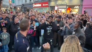 Burna Boy Joins Coldplay To Perform quotWE PRAYquot On The Street Of Dublin 🇮🇪 [upl. by Airamzul]