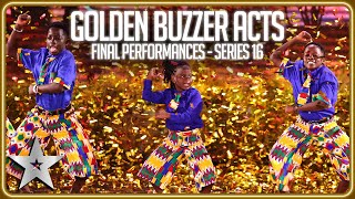 Final Performances from our GOLDEN BUZZER ACTS  Series 16  Britains Got Talent [upl. by Ahsitnauq]