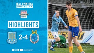 MATCH HIGHLIGHTS  Ballymena United 24 Dungannon Swifts [upl. by Yerg]