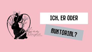 Auktorial personal oder ich – Erzählperspektiven einfach erklärt [upl. by Sadnak615]