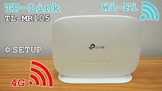 TPLink TLMR105 4G Router WiFi • Unboxing installation configuration and test [upl. by Ahsenhoj571]