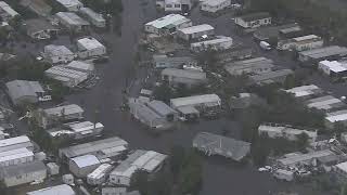 Aerial Footage Shows Unimaginable Flooding In Fort Myers And Surrounding Areas From Hurricane Ian [upl. by Akeenahs603]