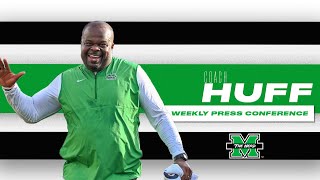 Marshall Football Charles Huff Weekly Press Conference Week 4 Ohio State [upl. by Ardnuhs]