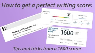 How to get a perfect score on the SAT grammar questions tips from a 1600 scorer [upl. by Good]