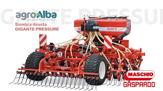 Sembradora Siembra Directa Maschio Gaspardo Gigante Pressure Agroalba Albacete [upl. by Cedar]