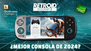 🔥 Análisis RETROID POCKET 5 🤜 ¿MEJOR CONSOLA de 2024 😱 [upl. by Ennove401]