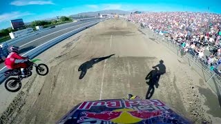 Travis Pastranas Backflip Finish GoPro Run at Red Bull Straight Rhythm [upl. by Denn189]