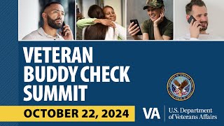 Department of Veterans Affairs 2024 Veteran Buddy Check Summit [upl. by Hajile488]