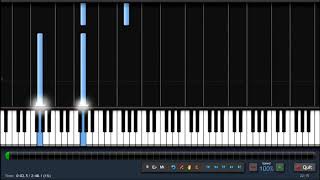 تعليم عزف  المقطوعة الغامضة على البيانو Learn how to play Requiem For Dream on Piano Best Tutorial [upl. by Weider]