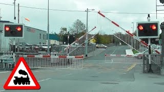 Railway Crossing  Athenry Station Galway [upl. by Anamor]