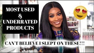 MOST USED amp UNDERRATED PRODUCTS HIGH END amp DRUGSTORE [upl. by Kyl]