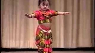 Vinainis Dance Performance  1 year Old Bharata Natyam Most popular Indian Dance [upl. by Diahann]