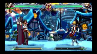 Kagura Mutsuki Arcade English Dub Part 14 BlazBlue Chrono Phantasma EXTEND [upl. by Auberon391]