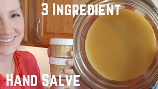 Simple Homemade Hand Salve [upl. by Pip771]