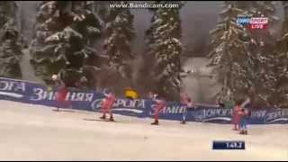 Eirik Brandsdal wins the Classic Sprint World Cup in Ruka Kuusamo 2014 [upl. by Auhsot586]