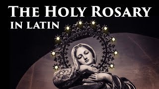 Rosary in Latin Joyful Mysteries [upl. by Eidnarb]