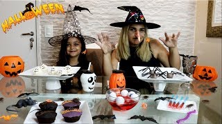 COMO FAZER DOCES DE HALLOWEEN  RECEITINHAS FACEIS DE HALLOWEEN [upl. by Aneel]