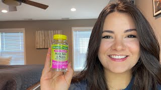 FULL 40 DAY REVIEW  Hair Skin amp Nails Vitamins [upl. by Lyell]