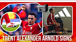 TRENT ALEXANDER ARNOLD SIGNS FOR ADIDAS TO BECOME ONE OF THE HIGHEST PAID PLAYERS IN EUROPE [upl. by Caddric]