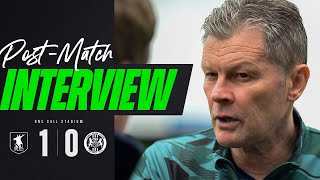 PostMatch Interview  Cotterill after narrow Mansfield defeat  Mansfield Town 10 Forest Green [upl. by Barolet]