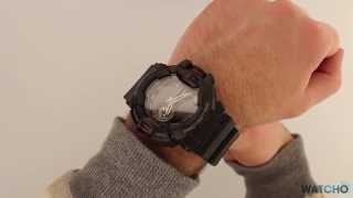 WatchOcouk  Casio GShock Black Alarm Chronograph Watch GA4001BER  Unboxing amp Close Look [upl. by Bradleigh485]