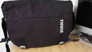 Test Sacoche Messenger Bag de chez Thule [upl. by Eiramana]