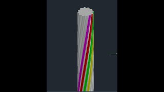 How to make circular column in Autocade 2022 [upl. by Citron939]