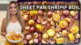 SHEET PAN SHRIMP BOIL  A Family Favorite [upl. by Gnet]