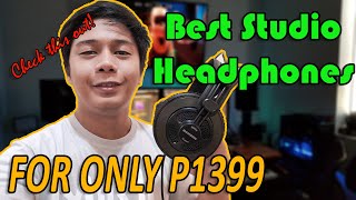 UNBOXING and REVIEW Samson SR850  Cheapest Studio Headphones vs the P10K M50x  TagalogFilipino [upl. by Nhor897]