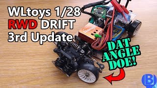 WLtoys K989 128 RWD Drift Update 3  Improving Caster Steering Toe Angle amp Ackermann [upl. by Emili]